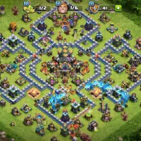 اکانت کلش اف کلنز  تاون ۱۴ نیمه مکس