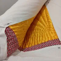 لحاف ساتن دوزی...|رختخواب، بالش، پتو|خرم‌آباد, |دیوار