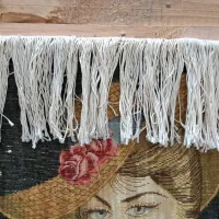 تابلوفرش دستبافت تبریز (۳۰ ساله) طرح چهره|تابلو فرش|تهران, شهرک پرواز|دیوار