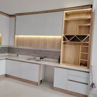 دکوراسیون چوبین سبز