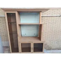 زیر تلویزیونی چوبی