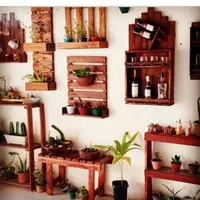 استند گل چوبی بافق