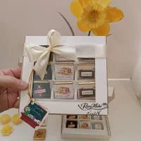 باکس شکلات ۹ و ۴ تایی آماده هدیه روز معلم