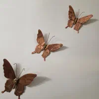 مجسمه اردک پروانه دکوری مسی
