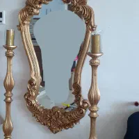 اینه قدی و شمعدان