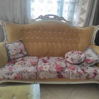 مبل هفت نفره با دو جلو مبلی از جنس خودش .|مبلمان خانگی و میز عسلی|اسلام‌شهر, شهرک الهیه|دیوار