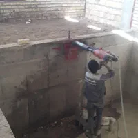 کرگیری.کاشت میلگرد.مقاوم سازی