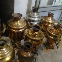 سماورها ذغالی قدیمی روسی ایرانی و ورشو