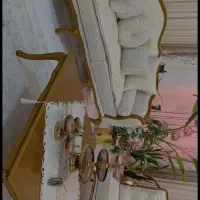 مبل راحتی پارچه ترک ومبل چوبی راش گرجستان|مبلمان خانگی و میز عسلی|اردبیل, |دیوار
