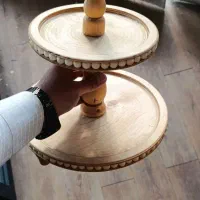 شیرینی خوری دو طبقه چوبی