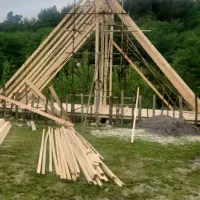 اجرای خانه های چوبی سوئیسی شیروانی|خدمات پیشه و مهارت|سنگر, |دیوار