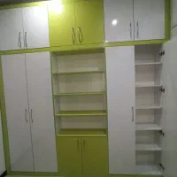 کمد و کتابخانه mdf های گلس دست دوم