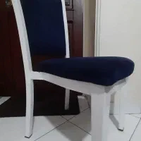 صندلی آهنی با روکش پارچه