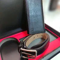 ست کیف و کمربند نوین چرم