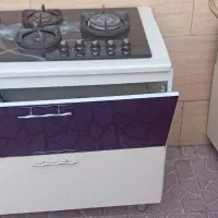 اجاق گاز صفحه ای و کابینت زیر|اجاق گاز و لوازم برقی پخت‌وپز|نسیم‌شهر, |دیوار