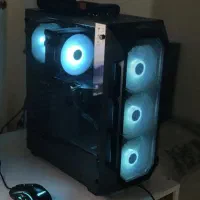 نسل ۱۲ کامل 6600xt مانیتور ۲۴ حرفه‌ای وبکم اسپیکر