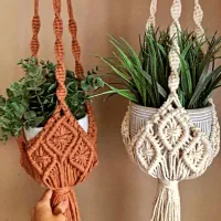 آویزان گلدون بهترین هدیه برا روز مادر|صنایع دستی و سایر لوازم تزئینی|خرمشهر, |دیوار