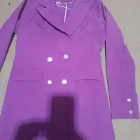 مانتو سر خابی و ابی سایز ۳۸