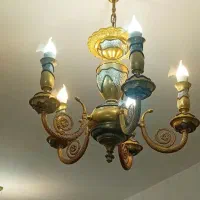 2عدد لوستر برنز بفروش میرسد|لوستر و چراغ آویز|گرمسار, |دیوار