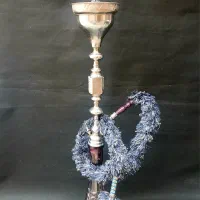 قلیان برنجی سوپاپ دار یخدان دار سنگین