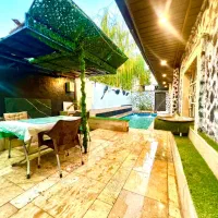 اجاره روزانه ویلا قیمت مناسب استخر آبگرم کردان