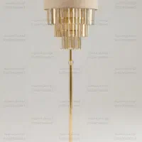 دو مدل لوستر ایستاده مدل آباژور کنارسالنی کریستالی|چراغ خواب و آباژور|تبریز, |دیوار