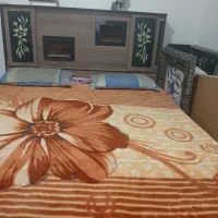 تخت دو نفره لایت چراغ خواب دار|تخت و سرویس خواب|تهران, آذربایجان|دیوار