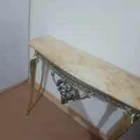 آینه کنسول با شمعدان برنزی|بوفه، ویترین، کنسول|تبریز, |دیوار