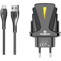 شارژر دیواری موکسوم مدل HC37 به همراه کابل