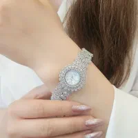 %بدون دستمزد+تخفیف ویژه روزمادر/ساعت نقره