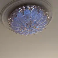 لوستر کارکرده کریستالی ریموت دار