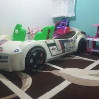 تخت خواب نوجوان طرح ماشین برند|تخت و صندلی بچه|کرمانشاه, |دیوار