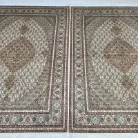 فرش جفت دستباف تبریز قالیچه