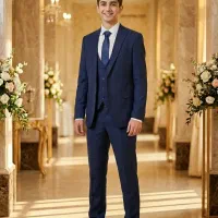کت شلوار سرمه ای اصل ترکیه وارداتی