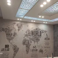 نقاشی ساختمان وکاغذ دیواری|خدمات پیشه و مهارت|پردیس, فاز ۱|دیوار