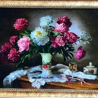 تابلو گل باران کد 7 دستبافت و ابریشم دار|تابلو فرش|تبریز, |دیوار