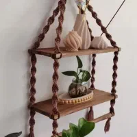 شلف و دیوار کوب مکرومه