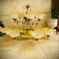 لوستر برنجی طلایی نو