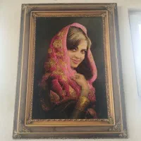 تابلو فرش های دستباف ابریشم