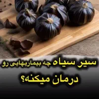 فروش سیر سیاه بسته بندی شده اصل
