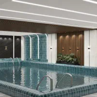 آپارتمان کلید نخورده بر تختی، استخر ، سونا و جکوزی