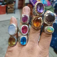 ی تعداد انگشتر نقره۹۲۵ کار دست|جواهرات|قوچان, |دیوار