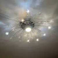 دو عدد لوستر با لامپ سوزنی پر نور