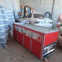 فریزر صندوقی استیل شیش و چهار و بستنی شیشه ای