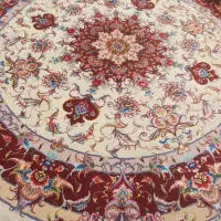 فرش گرد دایره علیا ۵۰ رج تبریز