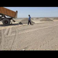 شن شسته، ماسه ،نخودی و مصالح (بنز کمپرسی ۱۰ تن)