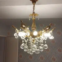 1عدد لوستر سقفی با 2عدد لوستر دیواری