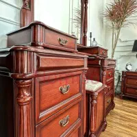 سرویس تخت خواب دونفره مدل یو*نانی(تمام چوب)|تخت و سرویس خواب|تهران, شهرک طالقانی|دیوار