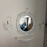 آیه و کنسول و شمعدان دیواری جنس پلی استر