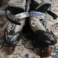 کفش اسکیت سایز ۳۶ تا ۳۸ باوسایل جانبی